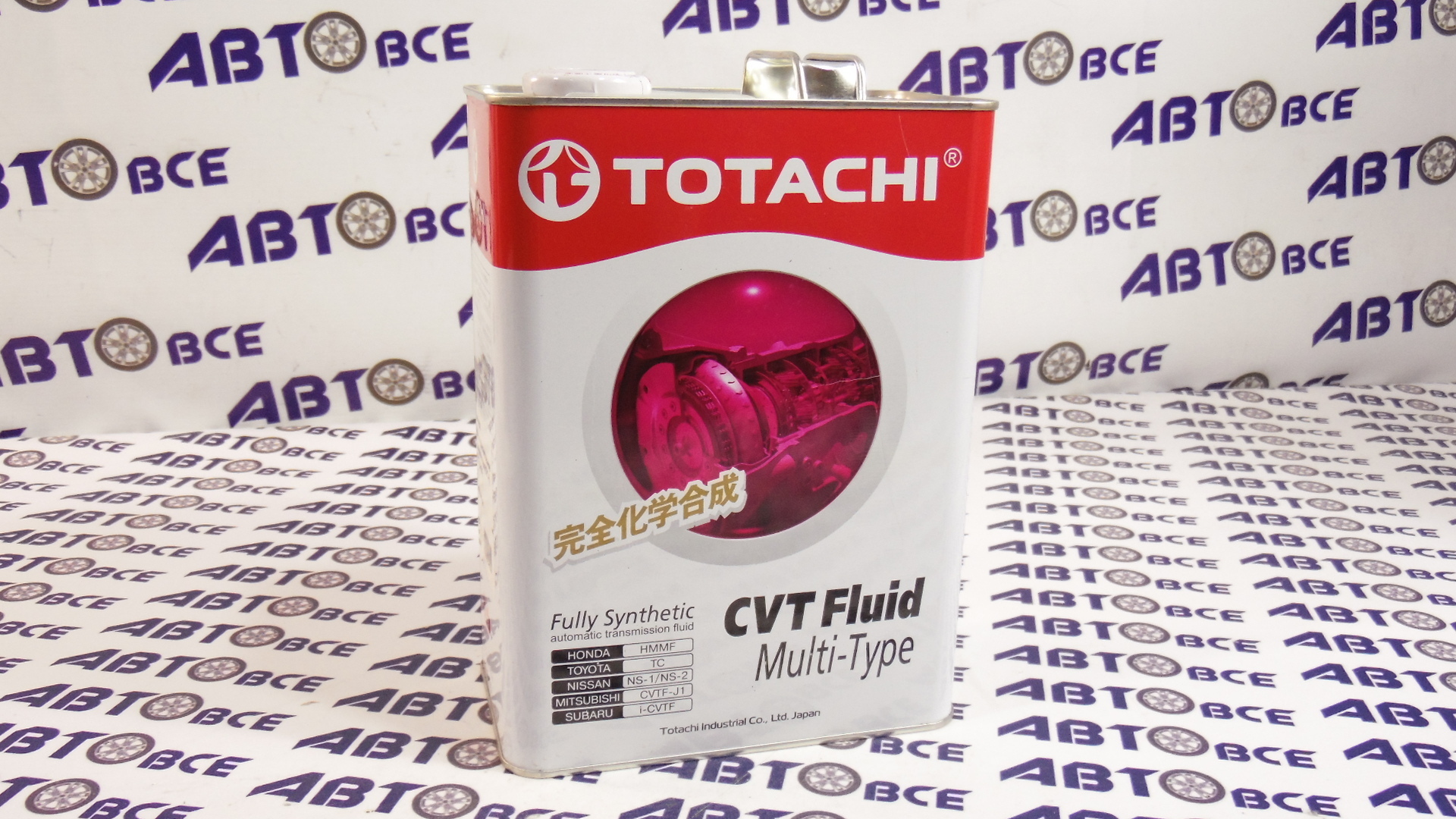Масло трансмиссионное для вариаторов (CVT-F) 4л TOTACHI